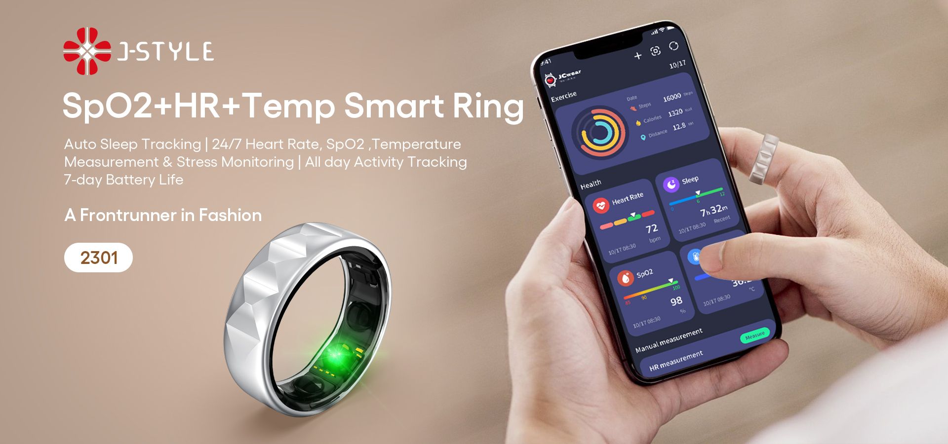 J-Style 2301 Smart Health Ring