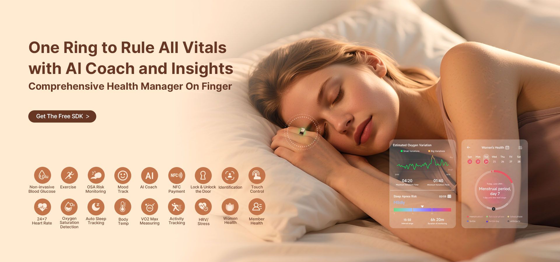 J-Style Smart Health Ring