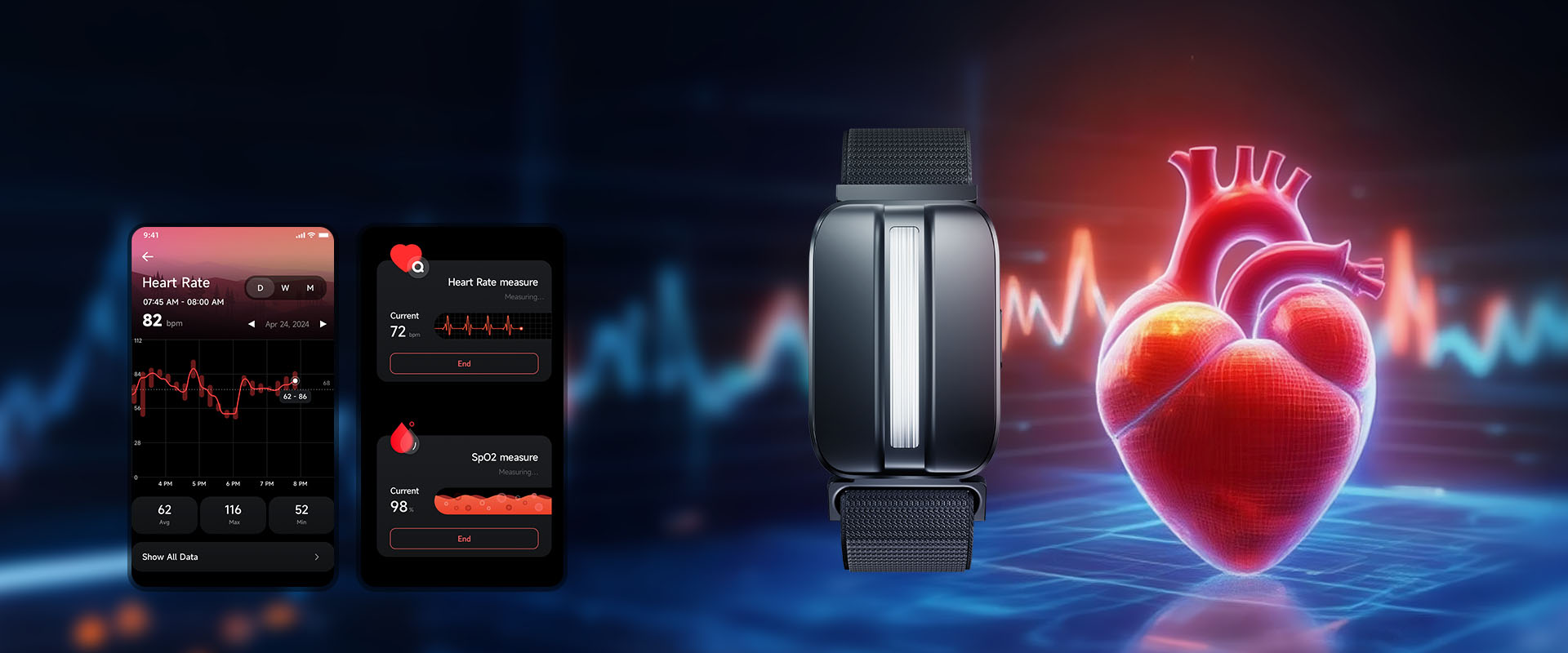 JCVital 2358 4G Smart Band
