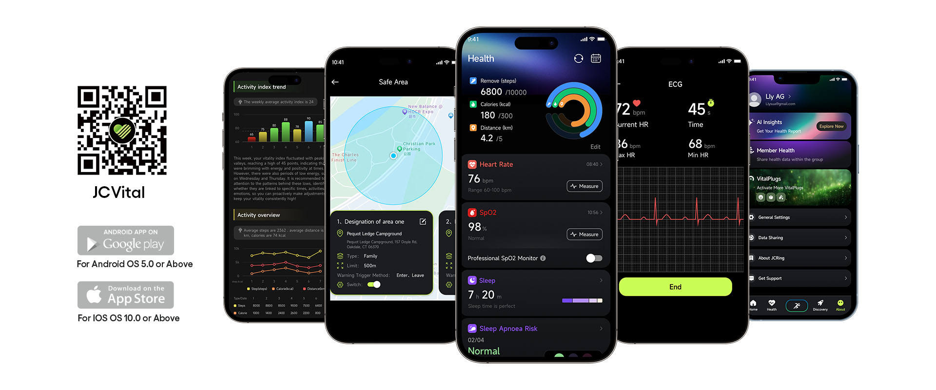 JCVital 2358 4G Smart Band