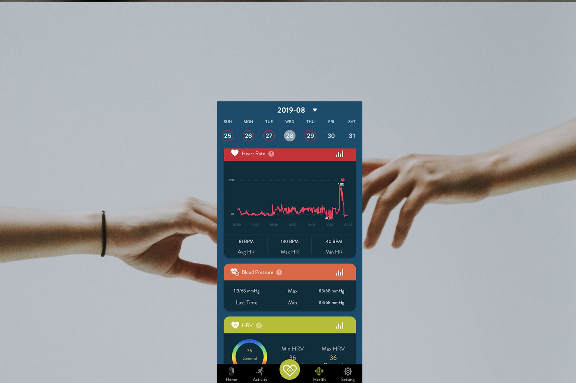 All Day Vital Signs Monitor