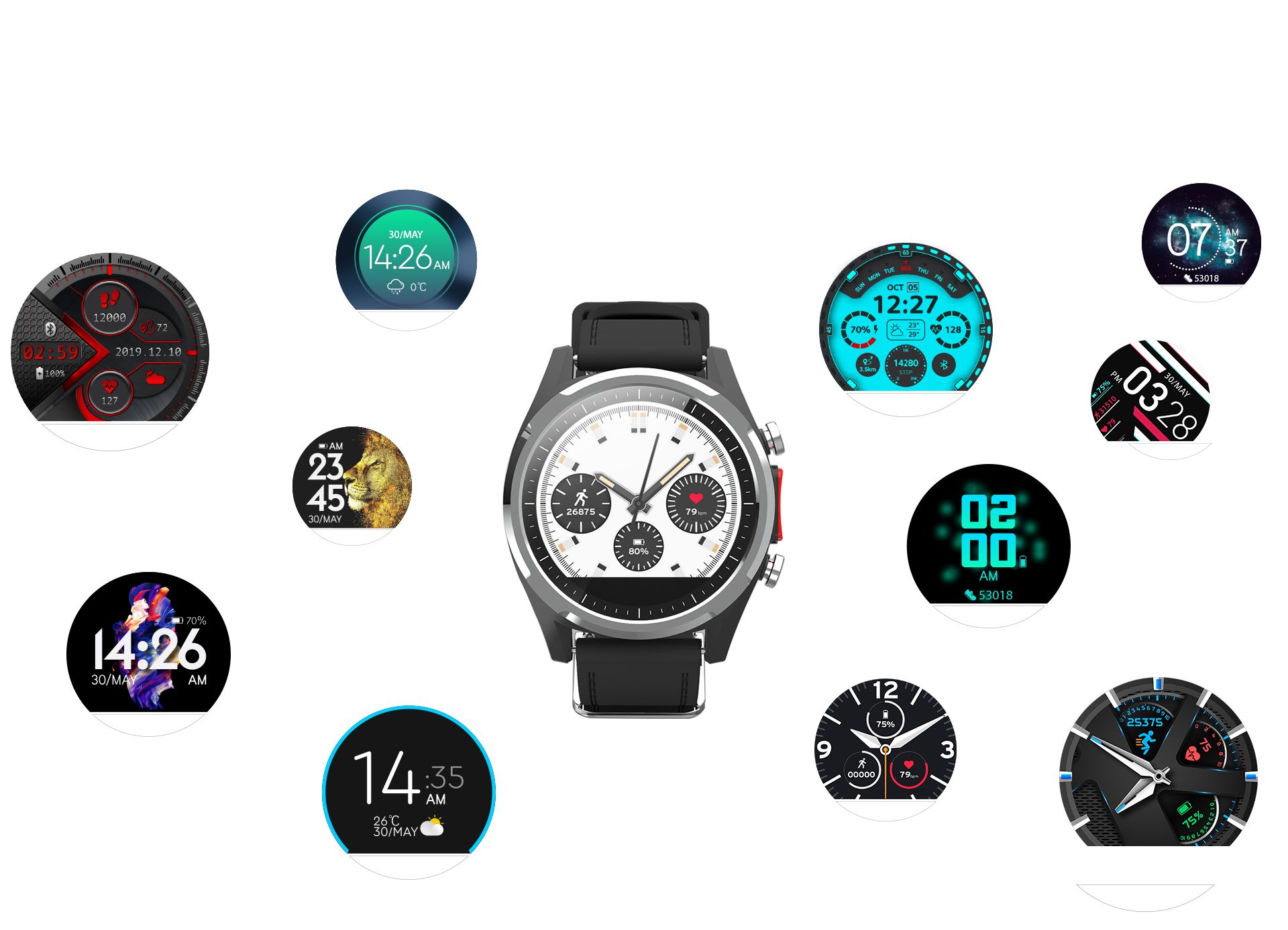 Rich and exquisite dial, change at your wrist
