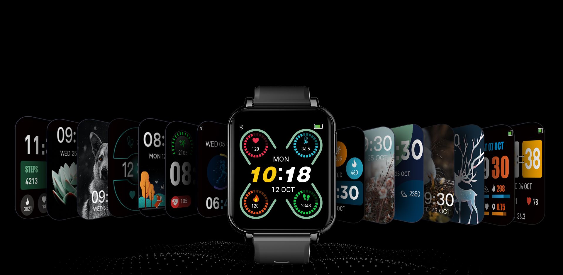 100+ Customisable & Cloud-based Watch Faces