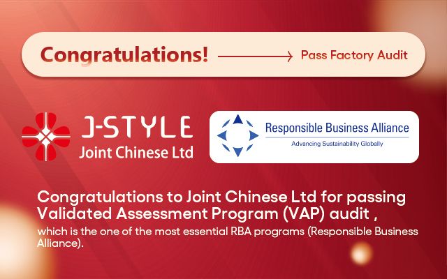 Joint Chinese Ltd passed Validated Assessment Program (VAP) Audit