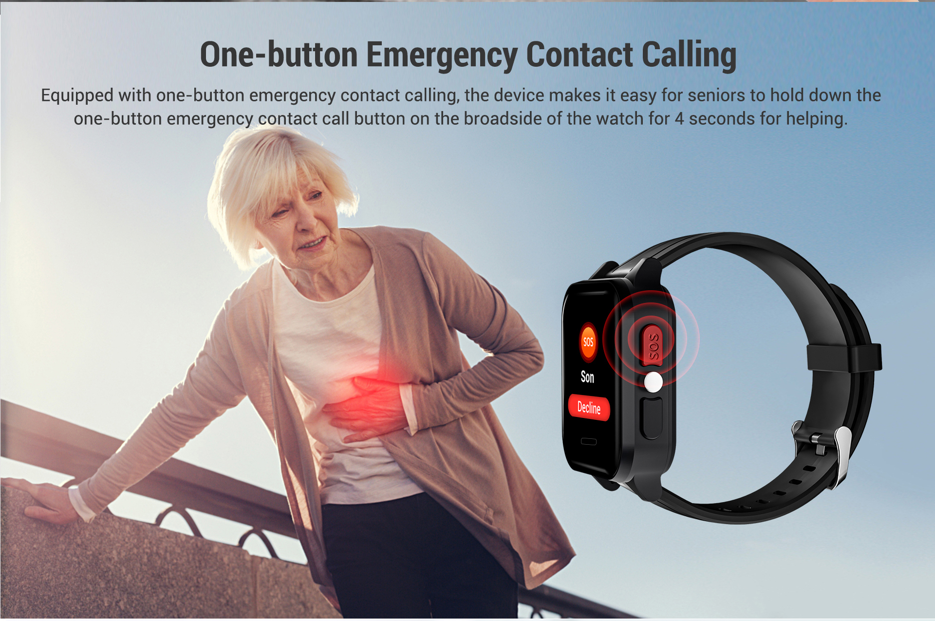 4G Seniors Smart Watch Manufacturer
