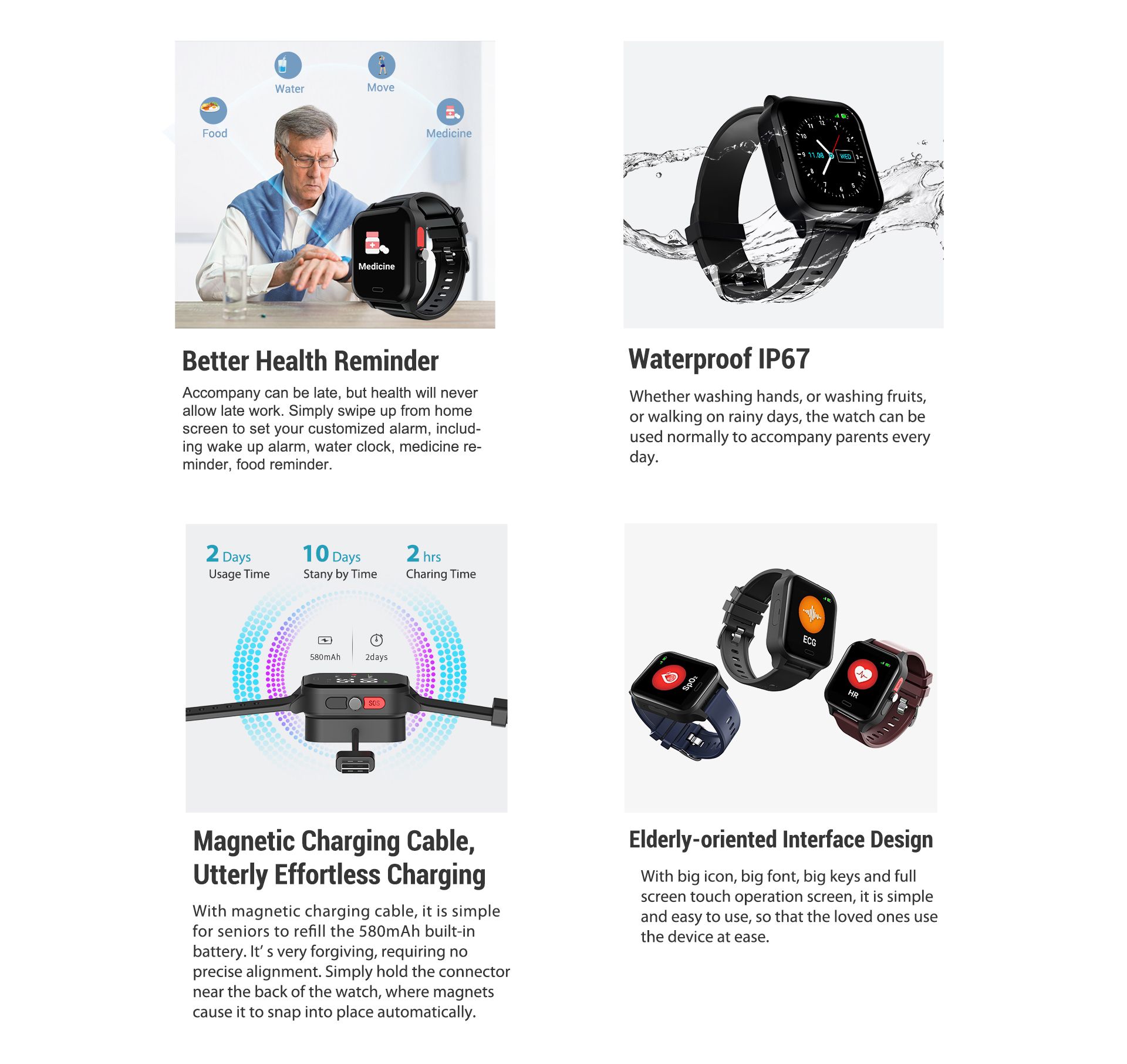 4G Seniors Smart Watch Manufacturer
