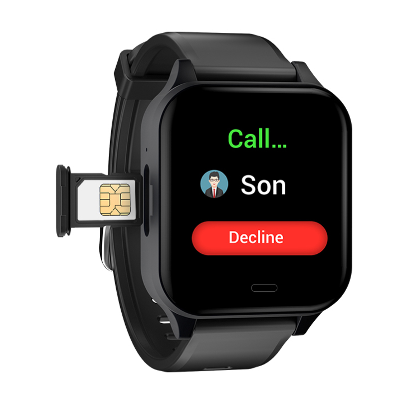 4G Smart Health Watch for Seniors with Sim Card Slot