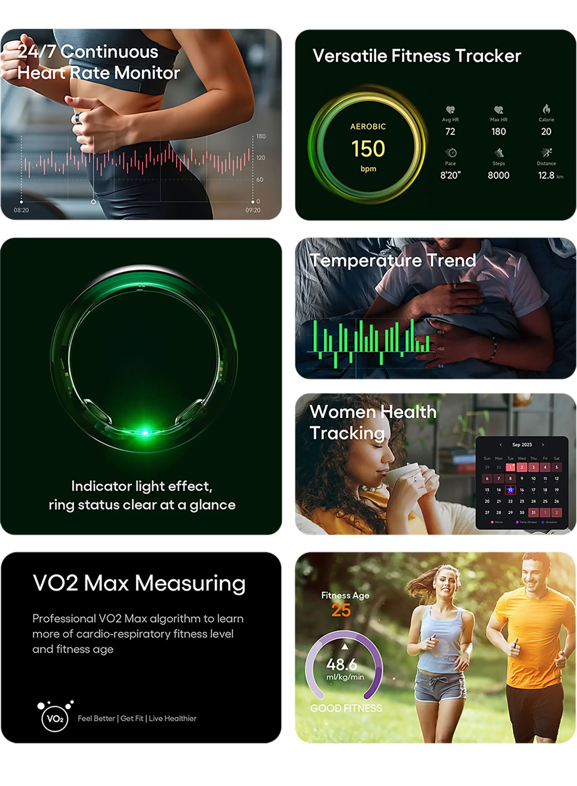 JCRing Touch Control Smart Ring X6