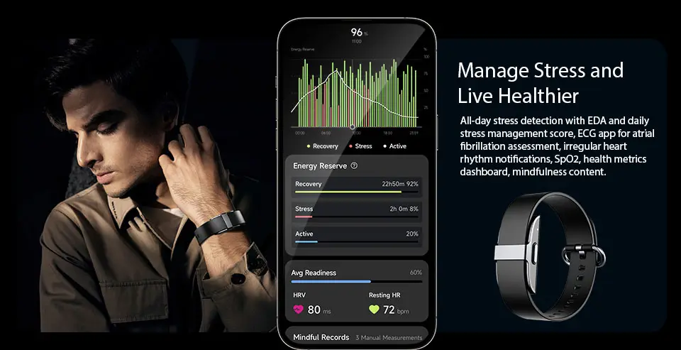 JCVital 2318 Sleep Tracking Bracelet