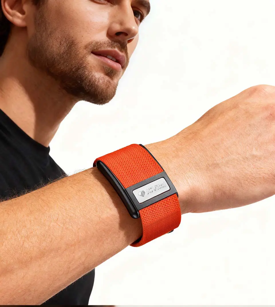 JCVital V8 ECG Smart Band | Screenless Medical-Grade ECG & 24/7 Heart Monitoring