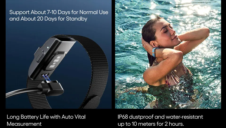 JCVital 2208 Fitness Tracker Band