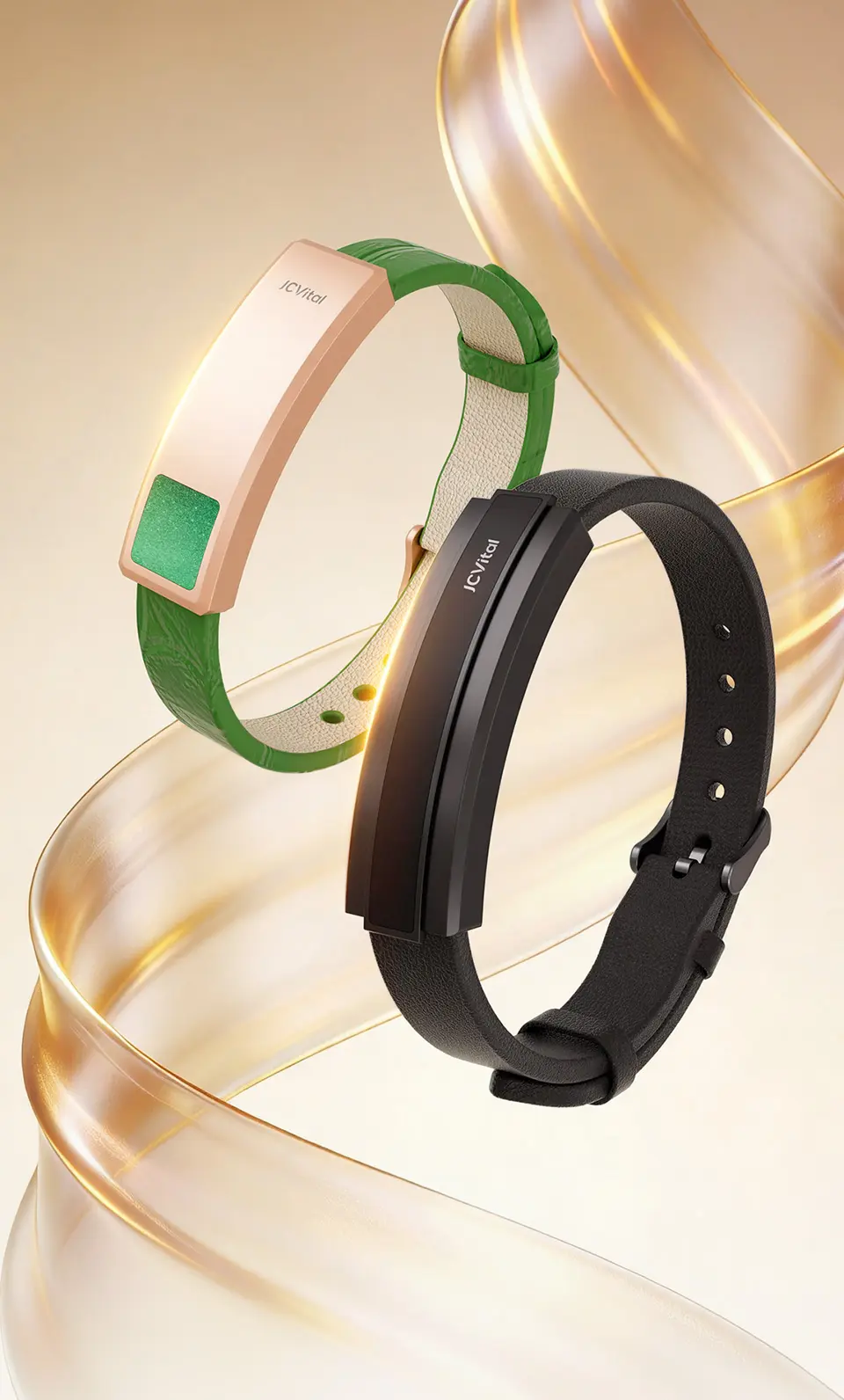 VIO-RAY バイオマグネティック ブレスレット JCVital Aura V10 Smart Bracelet – Non‑invasive Glucose, AI Health